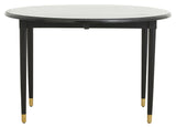 Nordal Ahr Folding Table - Black Mango Tree, Ø119