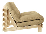 Rötter 140 bäddsoffa, tall/beige