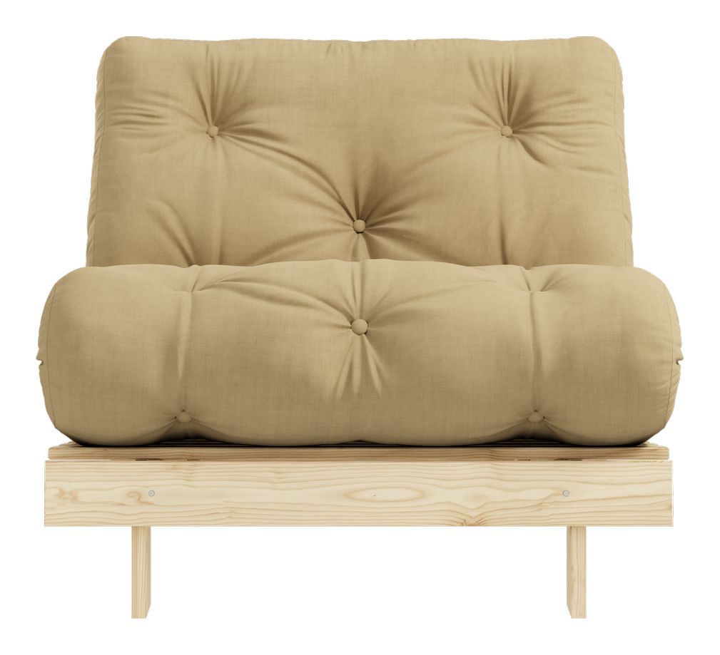 Rötter 90 bäddsoffa, tall/beige