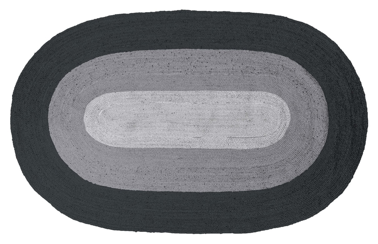 Tabellfilt - Jute Black/Gray, 170x300