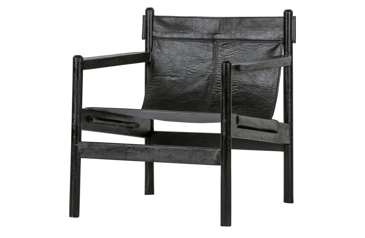 Chill Lounge Chair - Svart läder