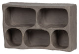 Clay Wall Shelf 70x45, grå