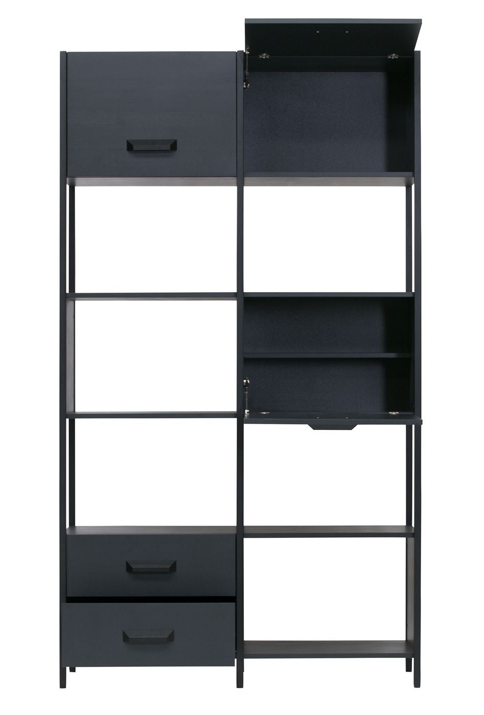 Legacy Shelf H220 cm i svart trä/järn