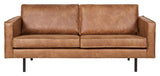 Rodeo 2,5-sits soffa i Eco Leather, Cognac