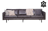 Rodeo 3-sits soffa i Eco-Leather-svart