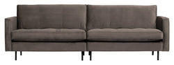 Rodeo Classic 3-Pers. Soffa, taupe velor