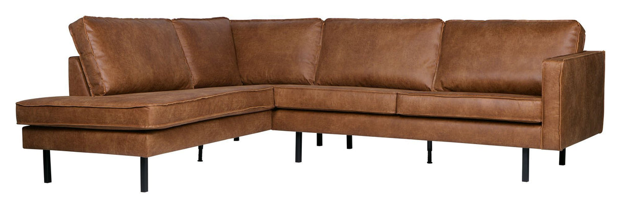 Rodeo Sofa w/vänster inför schäslat, Cognac