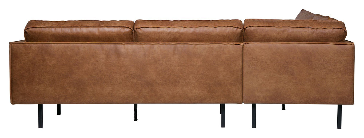 Rodeo Sofa w/vänster inför schäslat, Cognac