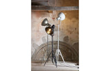 Spotlight golvlampa, vit metall