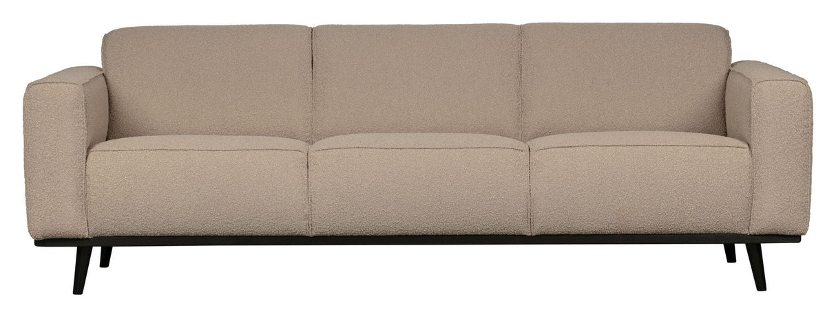 Uttalande 3-Pers. Soffa, beige bouclé