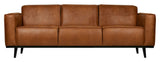 Uttalande 3-Pers. Soffa, Cognac Eco-Leather