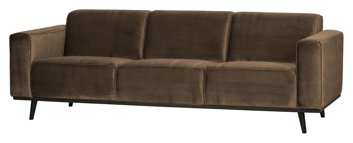 Uttalande 3-Pers. Soffa, taupe velor