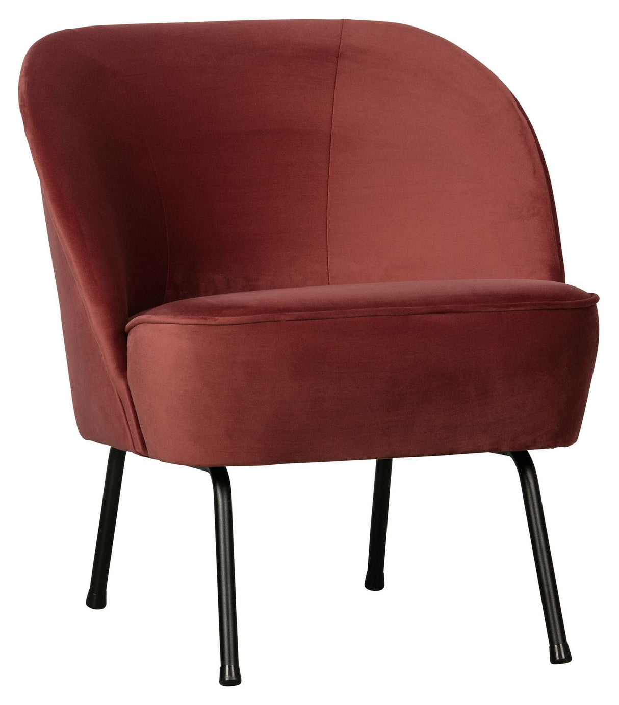 Vogue Lounge Chair - Chestnut Velor