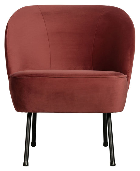 Vogue Lounge Chair - Chestnut Velor