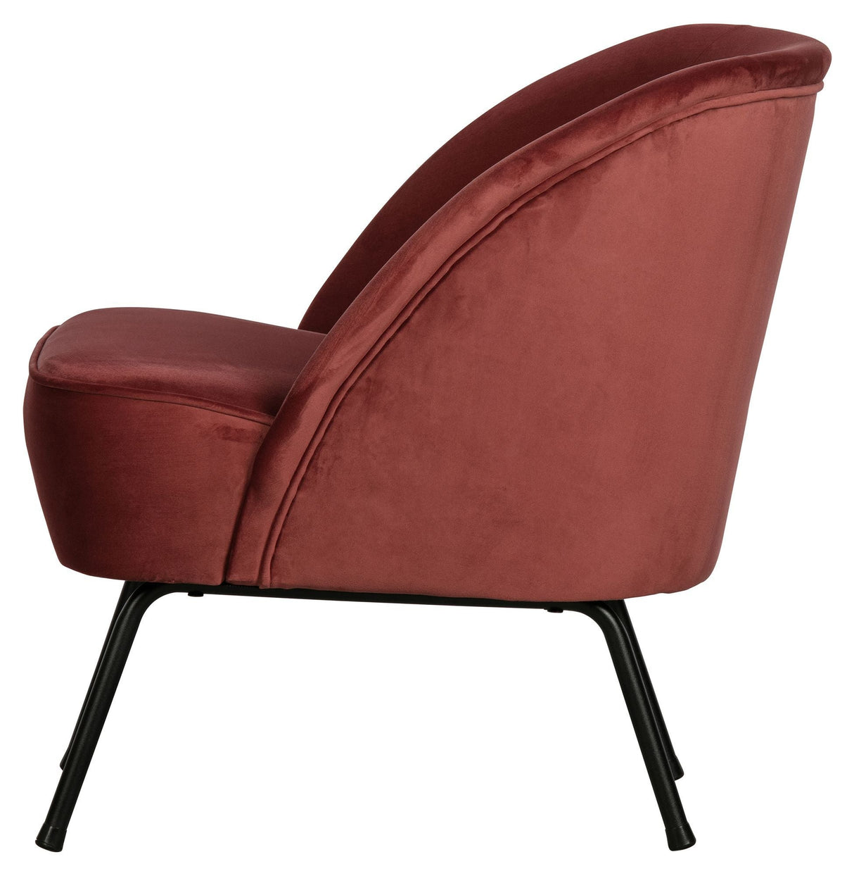 Vogue Lounge Chair - Chestnut Velor