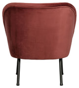 Vogue Lounge Chair - Chestnut Velor