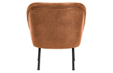 Vogue Lounge Chair, Cognac återvunnet läder