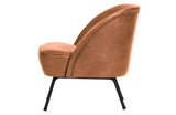 Vogue Lounge Chair, Cognac återvunnet läder