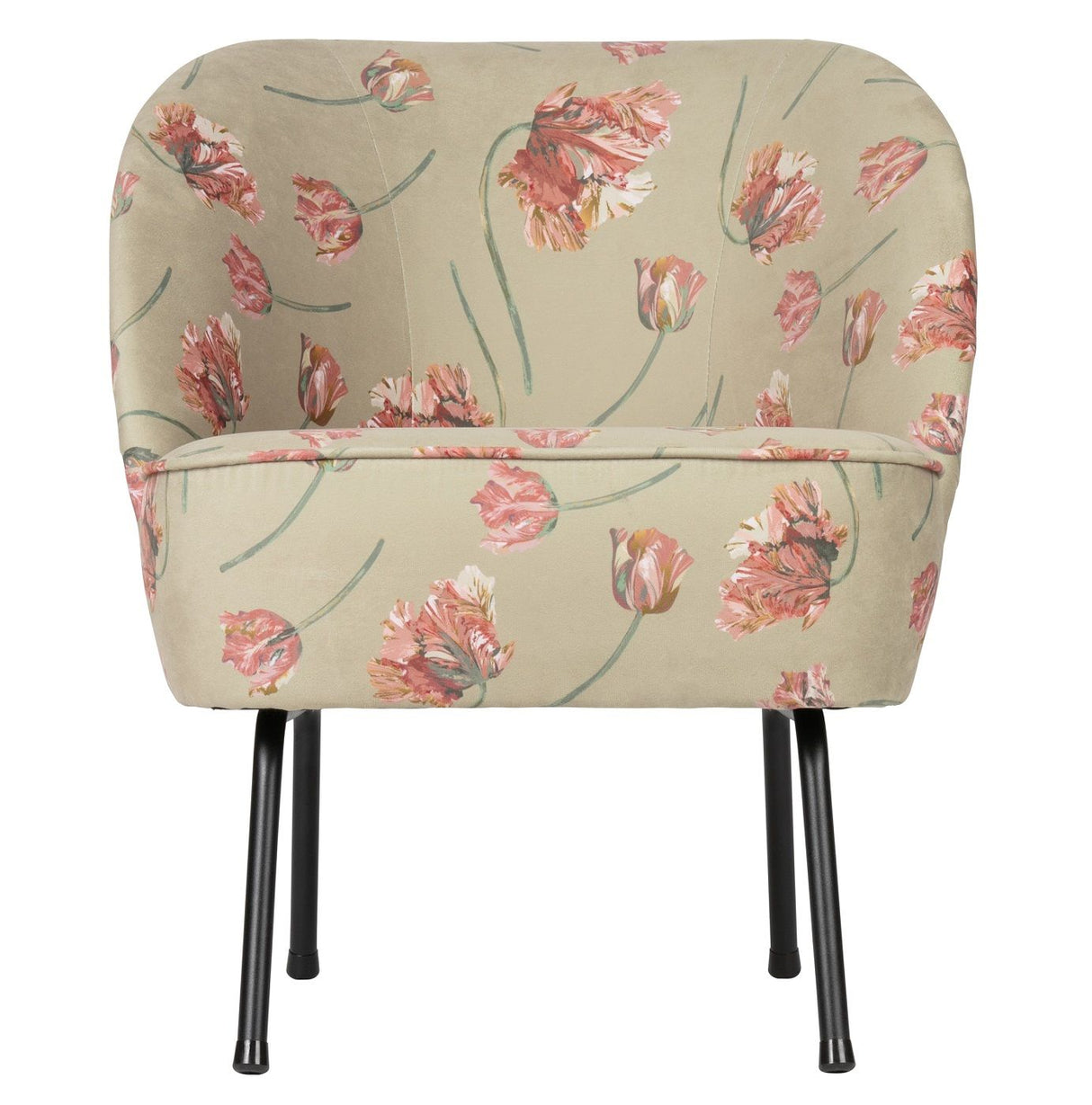 Vogue Lounge Chair - Rococo Agave Velor