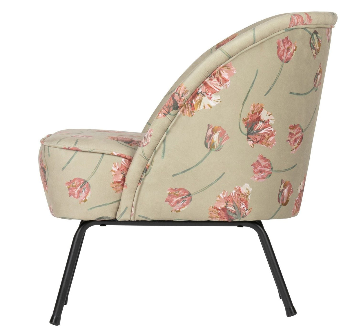 Vogue Lounge Chair - Rococo Agave Velor