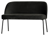 Vogue Sofa Bench - Black Velvet