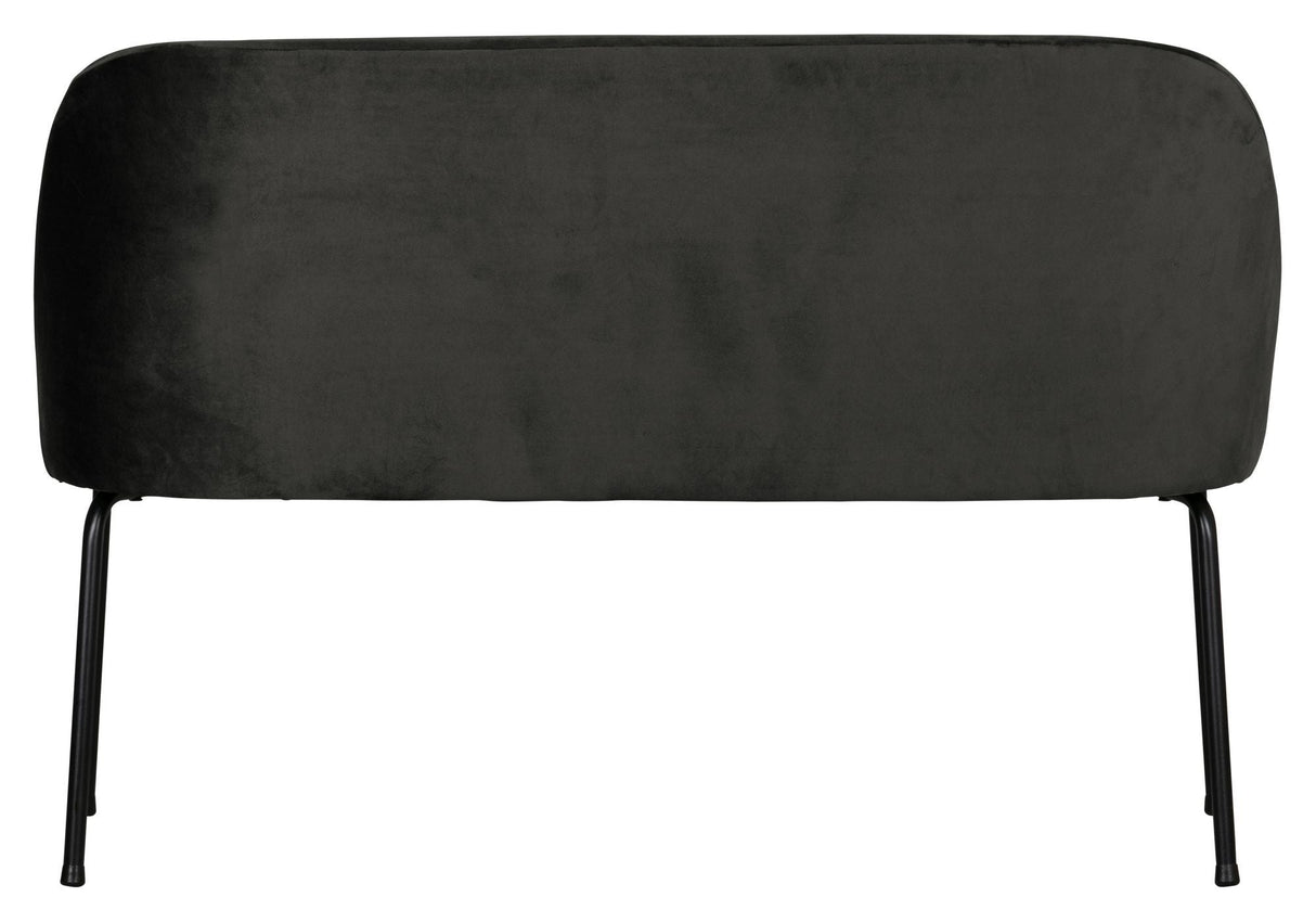 Vogue Sofa Bench - Black Velvet