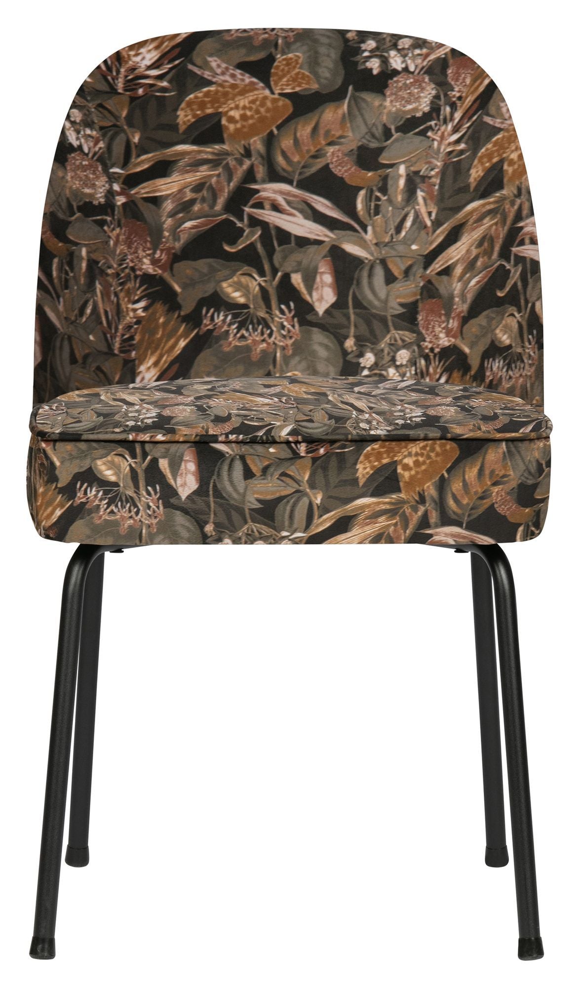 Vogue Dining Chair - Bouquet Black Velor