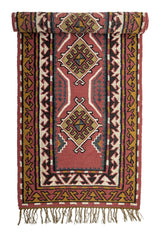 Bloomingville Arsam Rug Rose, ull, 75x245