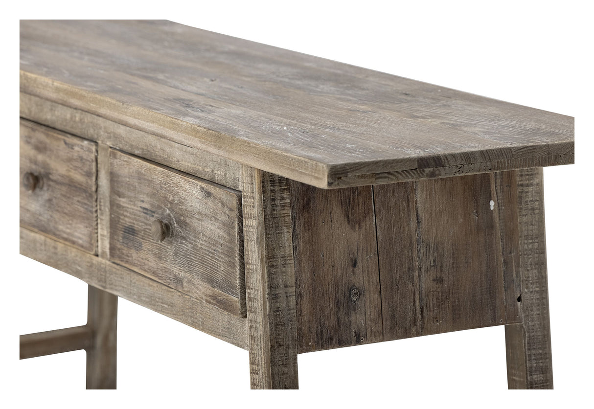 Bloomingville Camden Console Table, Nature, Reclaimed Pine Wood