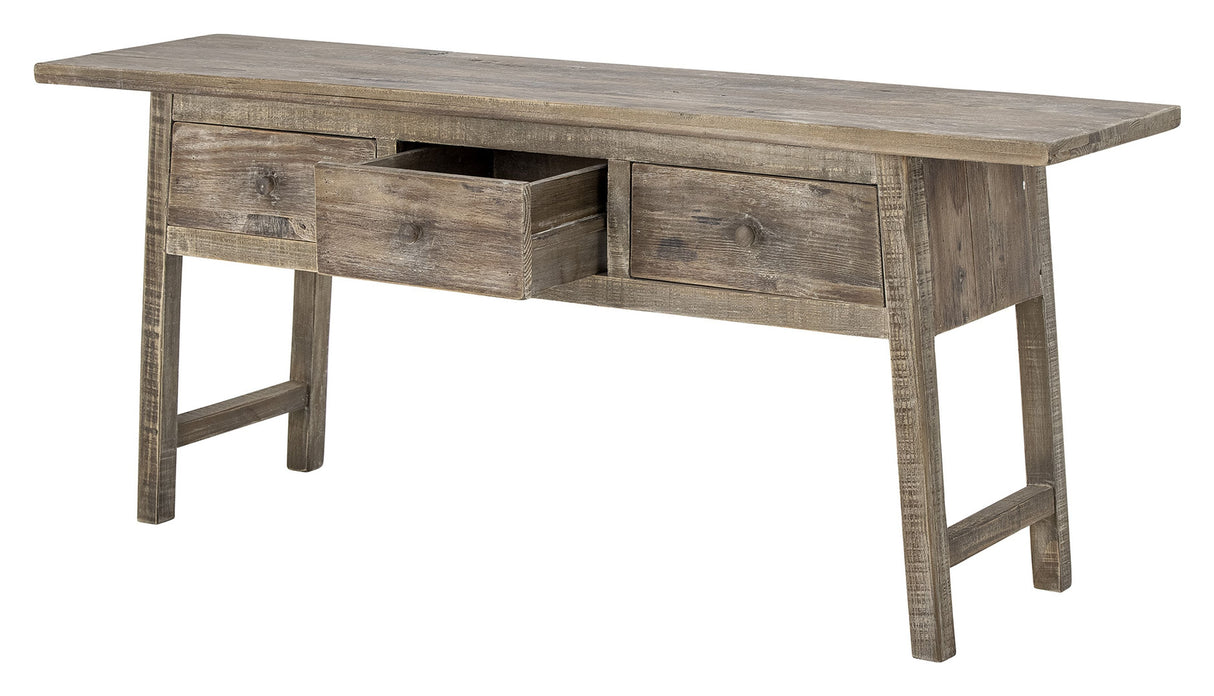 Bloomingville Camden Console Table, Nature, Reclaimed Pine Wood