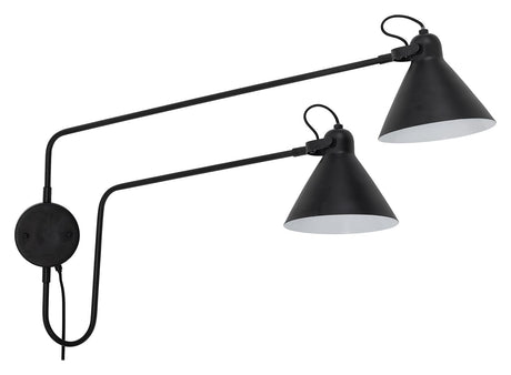 Bloomingville Felicity Wall Lamp, Black, Metal