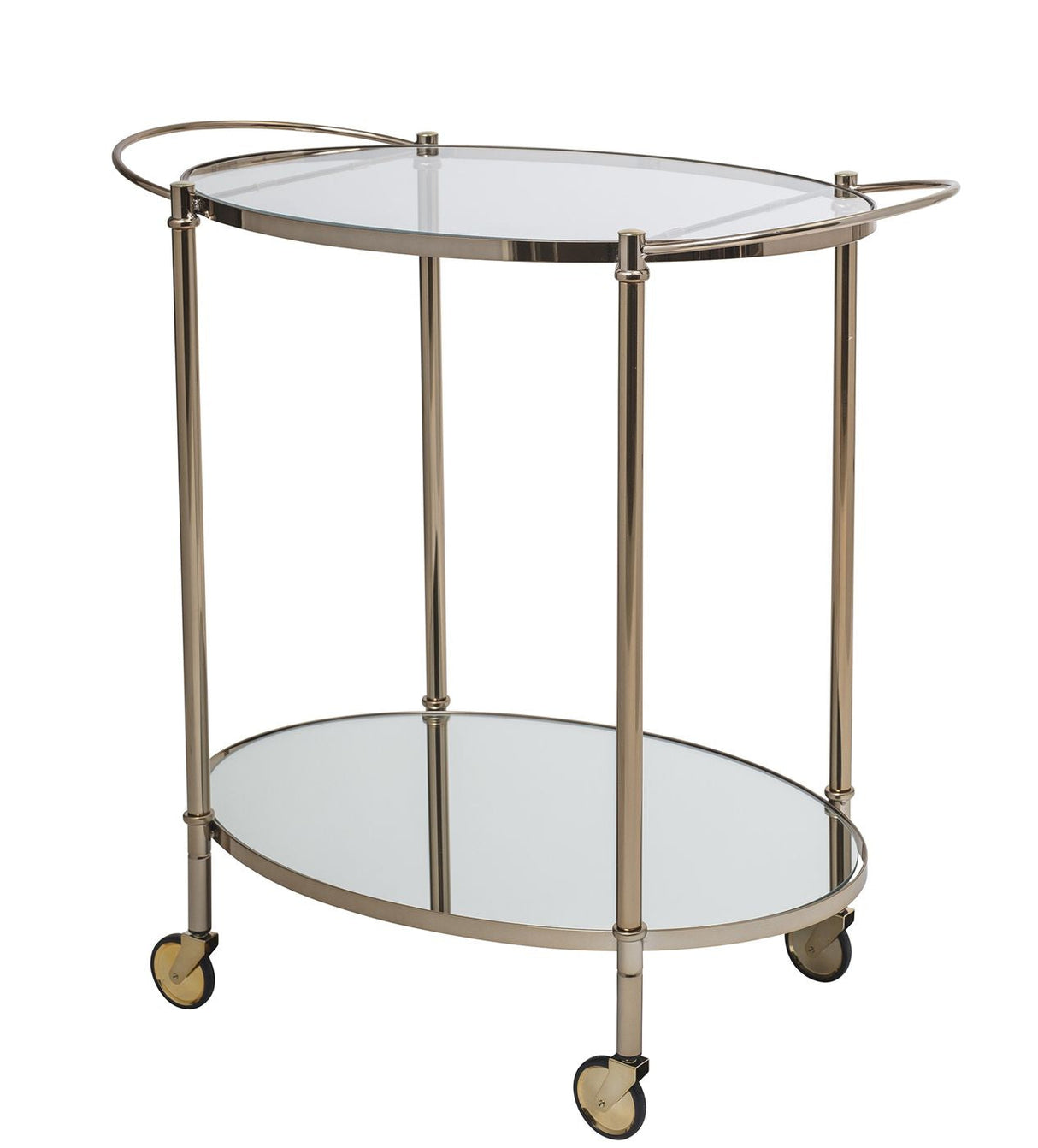 Bloomingville Fine Bar Table With Glass, Golden