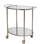 Bloomingville Fine Bar Table With Glass, Golden