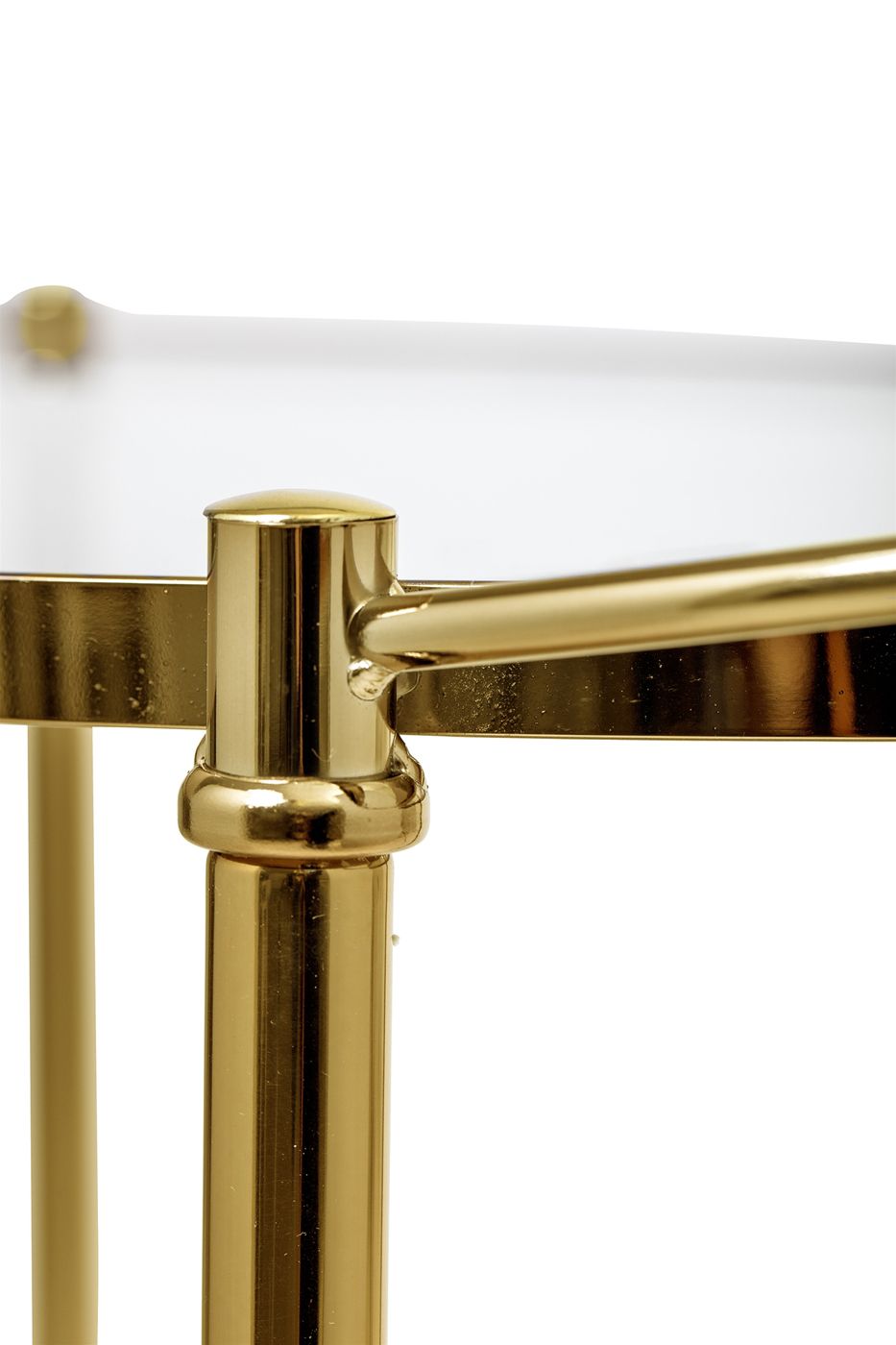 Bloomingville Fine Bar Table With Glass, Golden