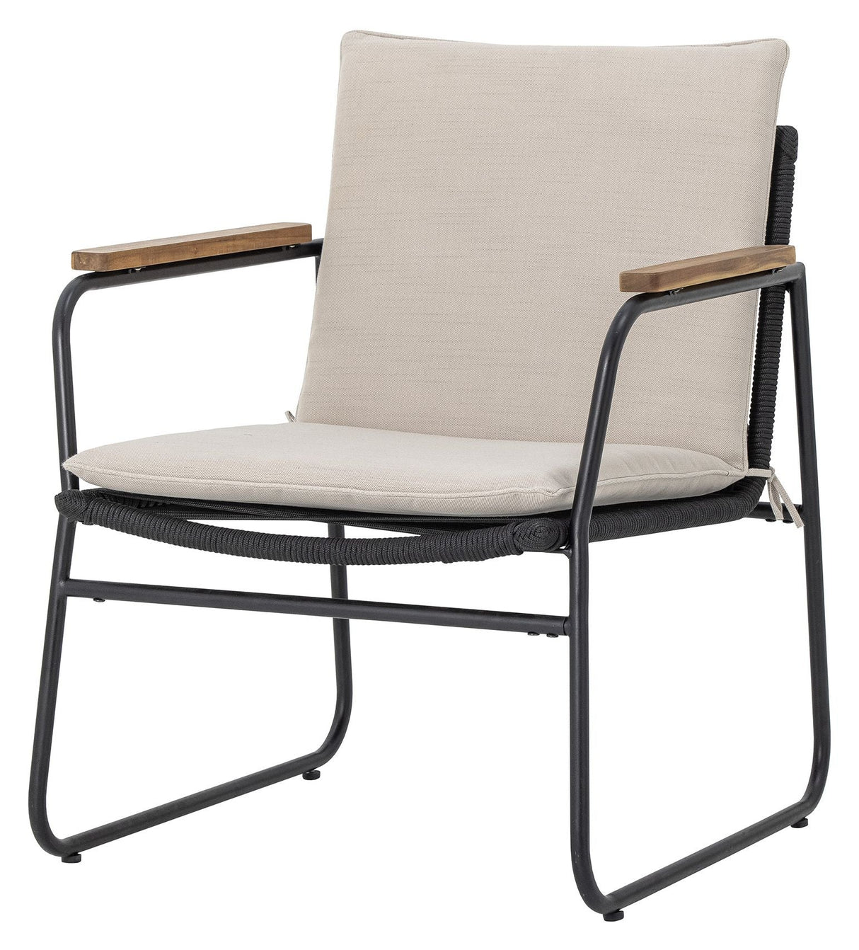 Bloomingville Hampton Lounge Chair, Black, Metal