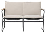 Bloomingville Hampton 2-sits soffa, svart, metall