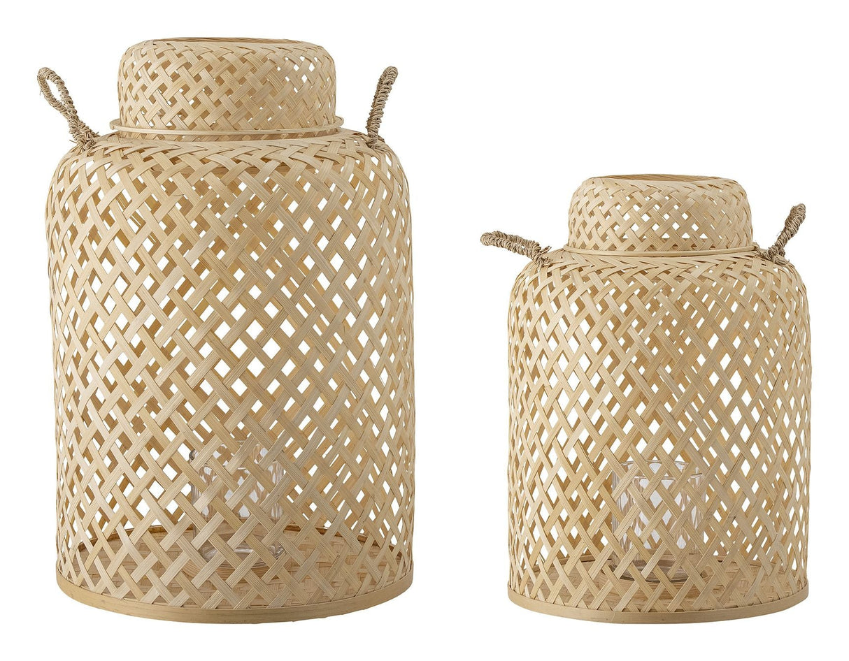 Bloomingville Madlin Lantern set av 2, bambu