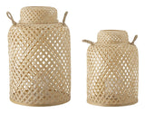 Bloomingville Madlin Lantern set av 2, bambu