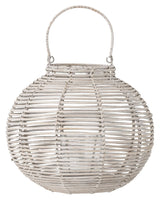 Bloomingville Malua Lantern w. glas, vitt, rotting