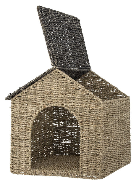 Fredie Basket m/lock, Nature, Seagrass 