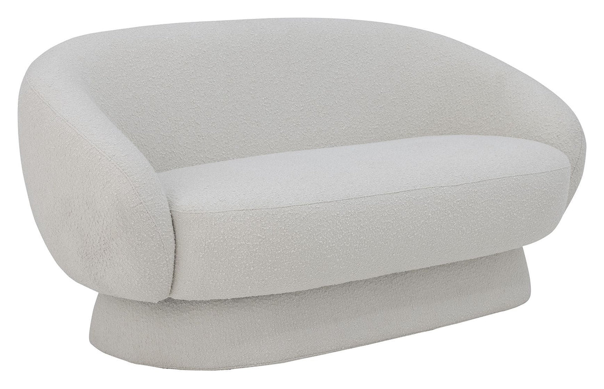 Bloomingville Ted 2-sits soffa, vit, polyester