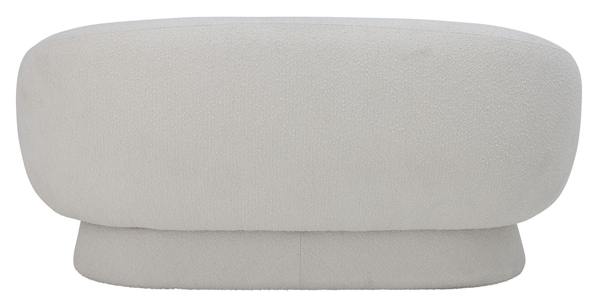 Bloomingville Ted 2-sits soffa, vit, polyester