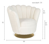 Mor till alla Shells Lounge Chair - Teddy Offwhite