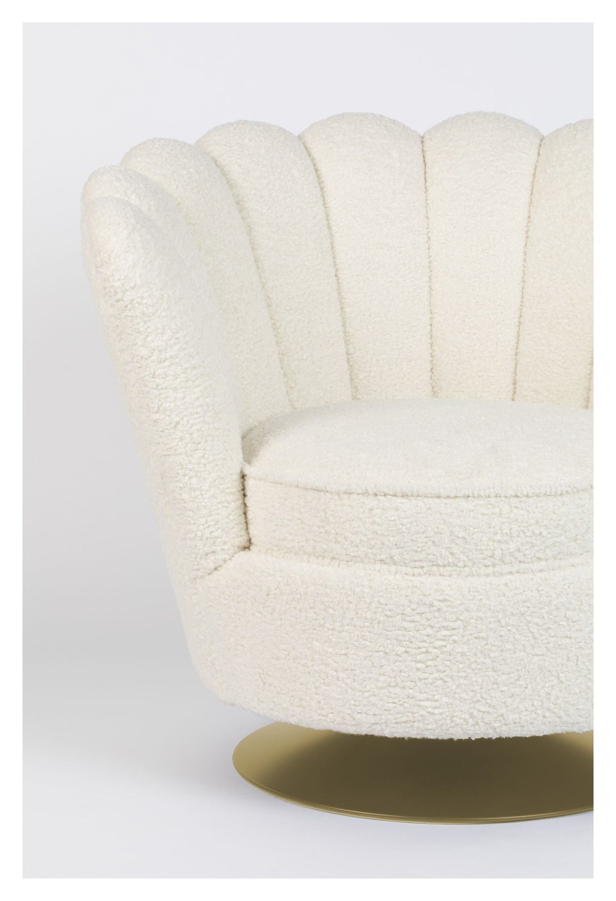 Mor till alla Shells Lounge Chair - Teddy Offwhite