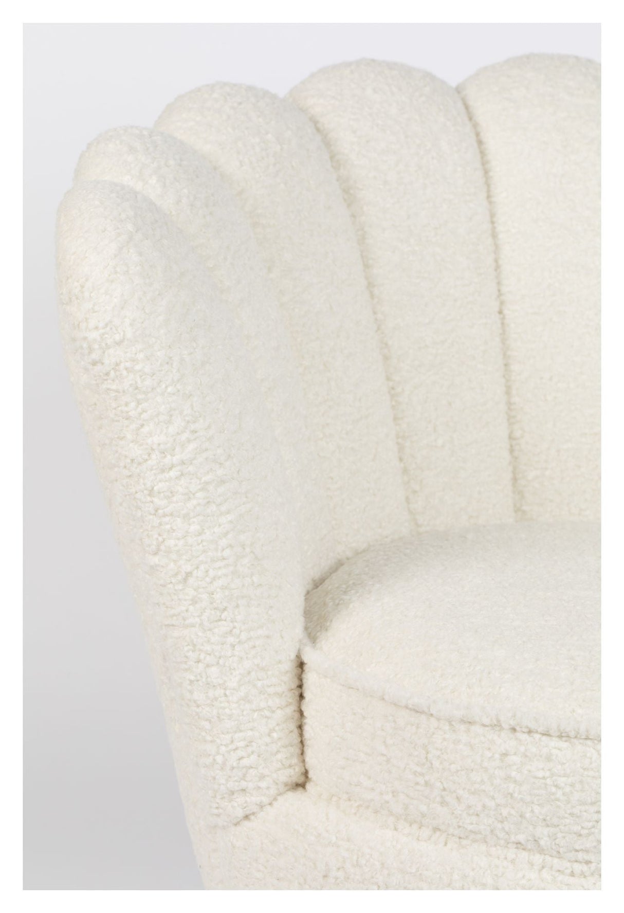 Mor till alla Shells Lounge Chair - Teddy Offwhite