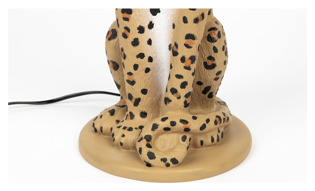 Stolt krönad Panther Floor Lamp, färgad