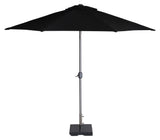 Brafab andria parasol, svart/alu