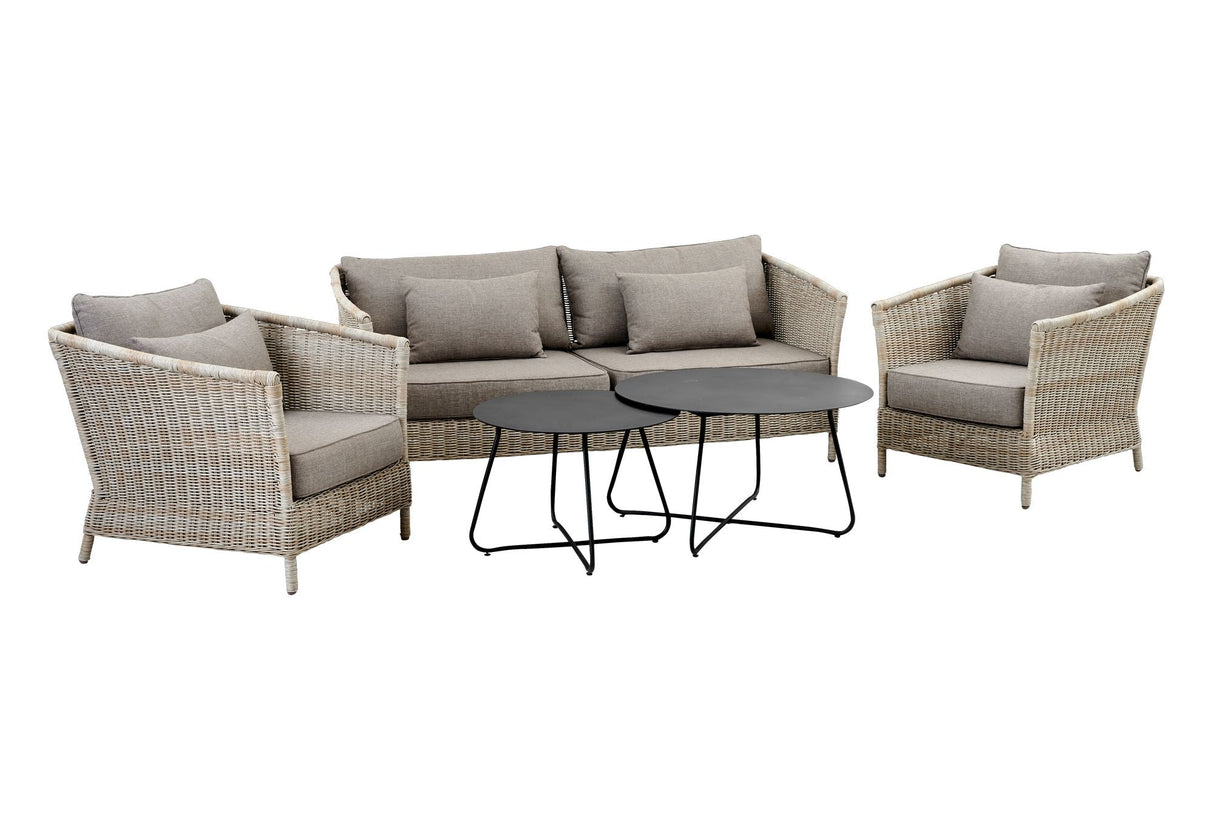 ASTER 3-PERS. Soffa med kuddar, beige