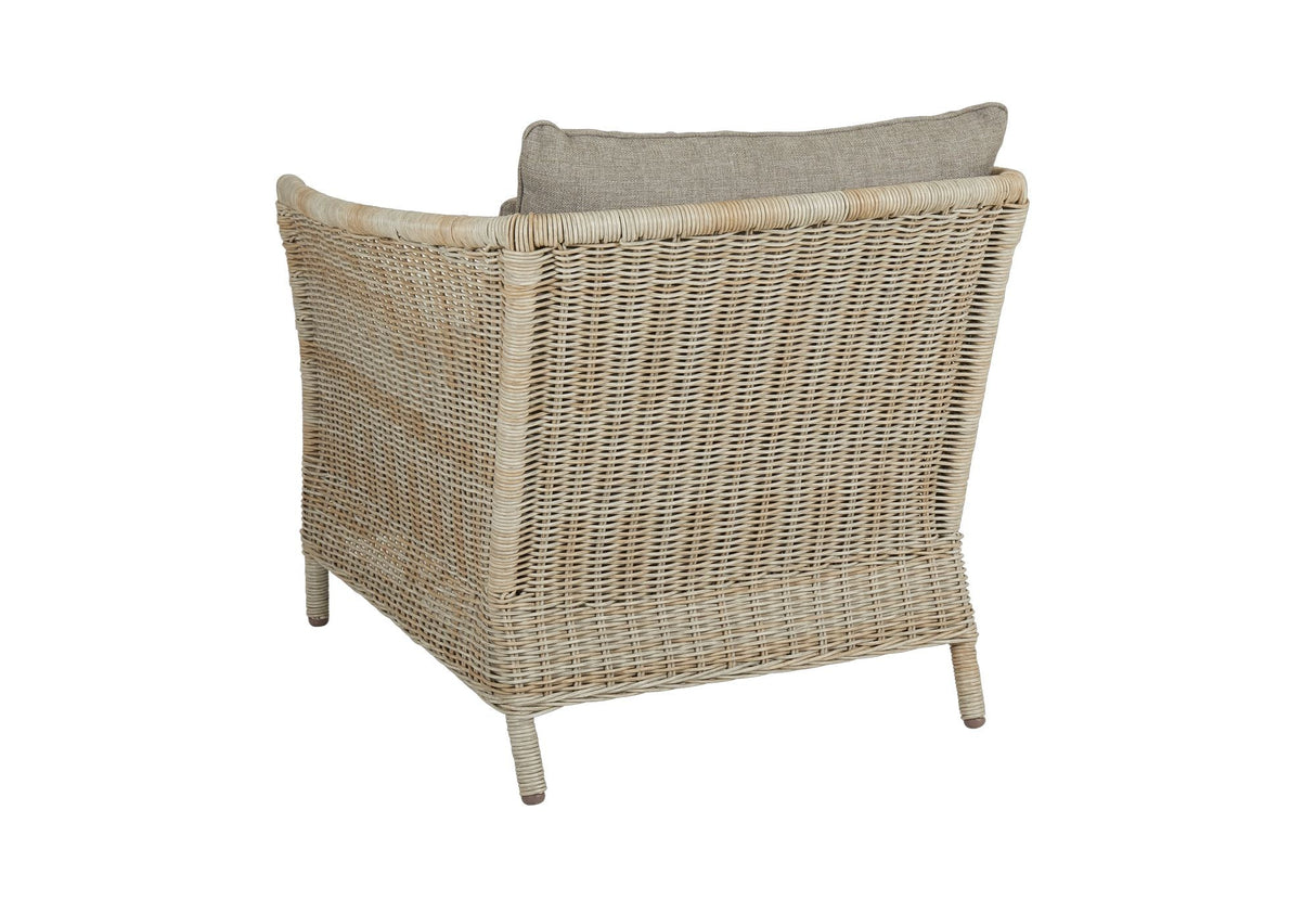 Aster lounge stol med kuddar, beige