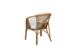 Astrakan Rattan Garden Chair w. Hyde, naturen